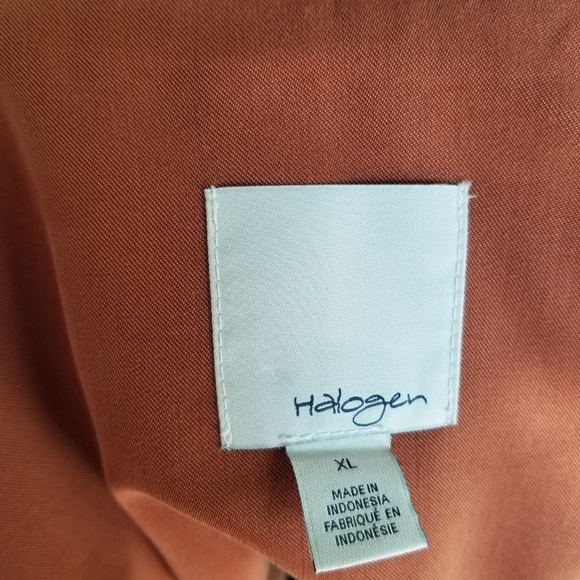 Halogen Rust Orange Button front jacket XL - Picture 6 of 8